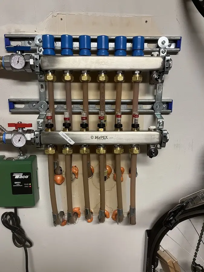 Plumber performing Gas Leak Detection at a residential property in Duluth